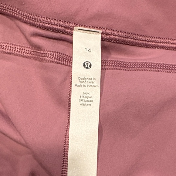 Lululemon Align High-Rise Flared Pant Women’s 14 Velvet Dust Pink Athleisure - Picture 6 of 6